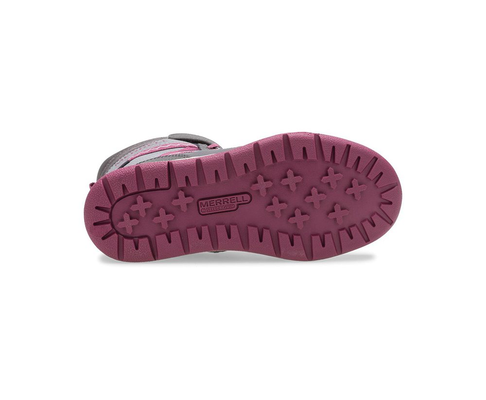 Merrell Boots Grey - Snow Crush 2.0 Waterproof - Kids 67RQBPUVS